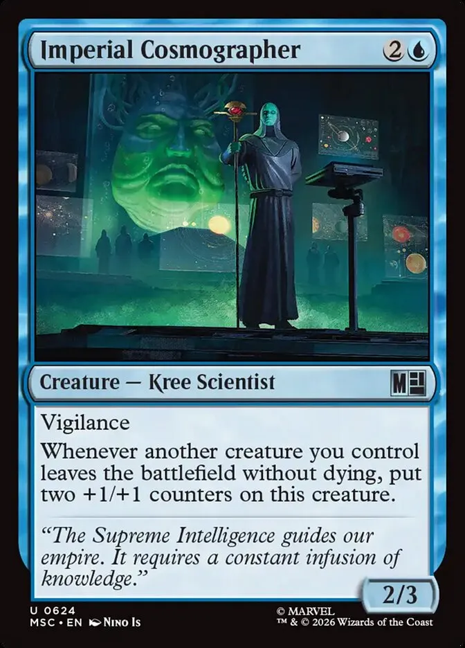 2026 Marvel Super Heroes Commander Imperial Cosmographer #624 uncommon card image
