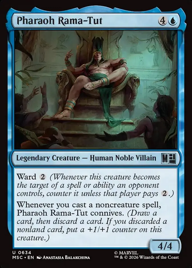 2026 Marvel Super Heroes Commander Pharaoh Rama-Tut #634 uncommon card image