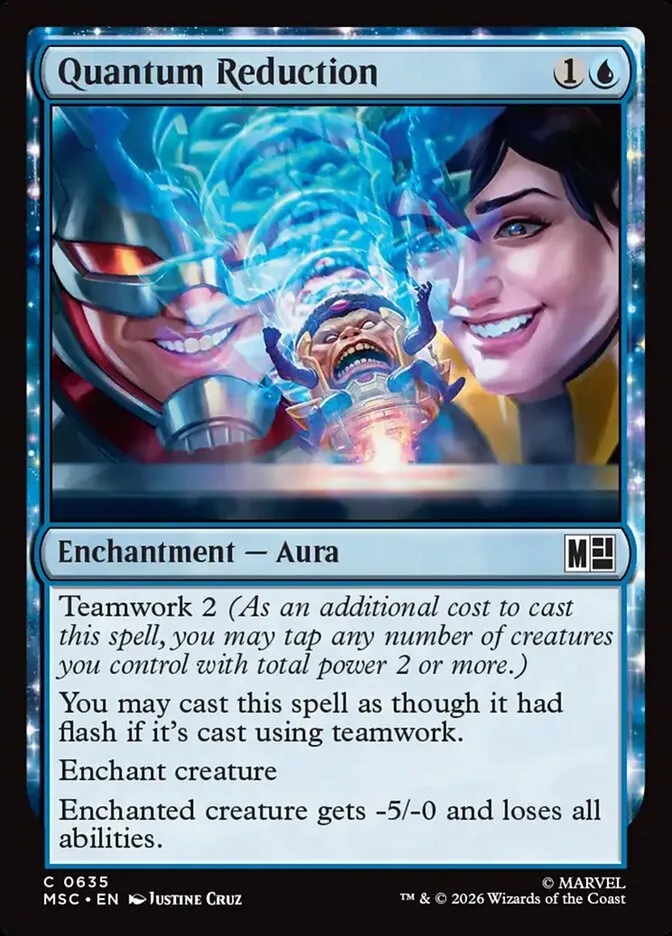 2026 Marvel Super Heroes Commander Quantum Reduction common #635 common card image