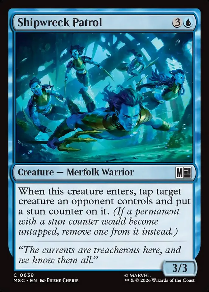 2026 Marvel Super Heroes Commander Shipwreck Patrol common #638 common card image