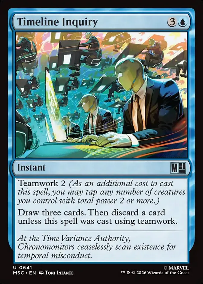 2026 Marvel Super Heroes Commander Timeline Inquiry uncommon #641 uncommon card image
