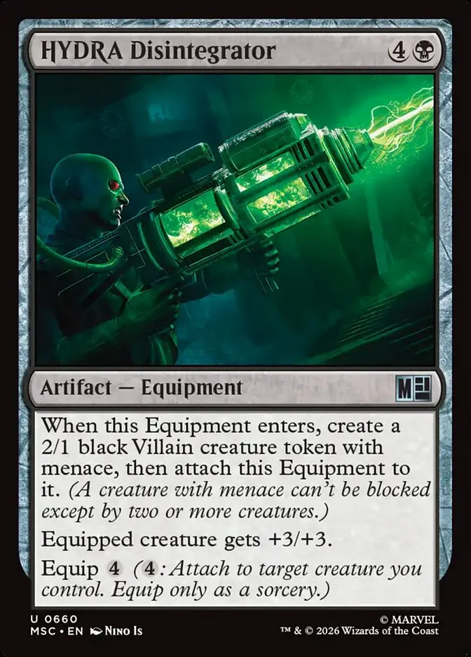 2026 Marvel Super Heroes Commander HYDRA Disintegrator uncommon #660 uncommon card image