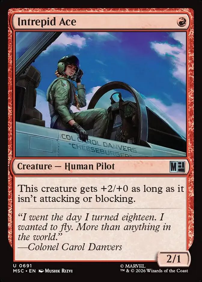 2026 Marvel Super Heroes Commander Intrepid Ace uncommon #691 uncommon card image