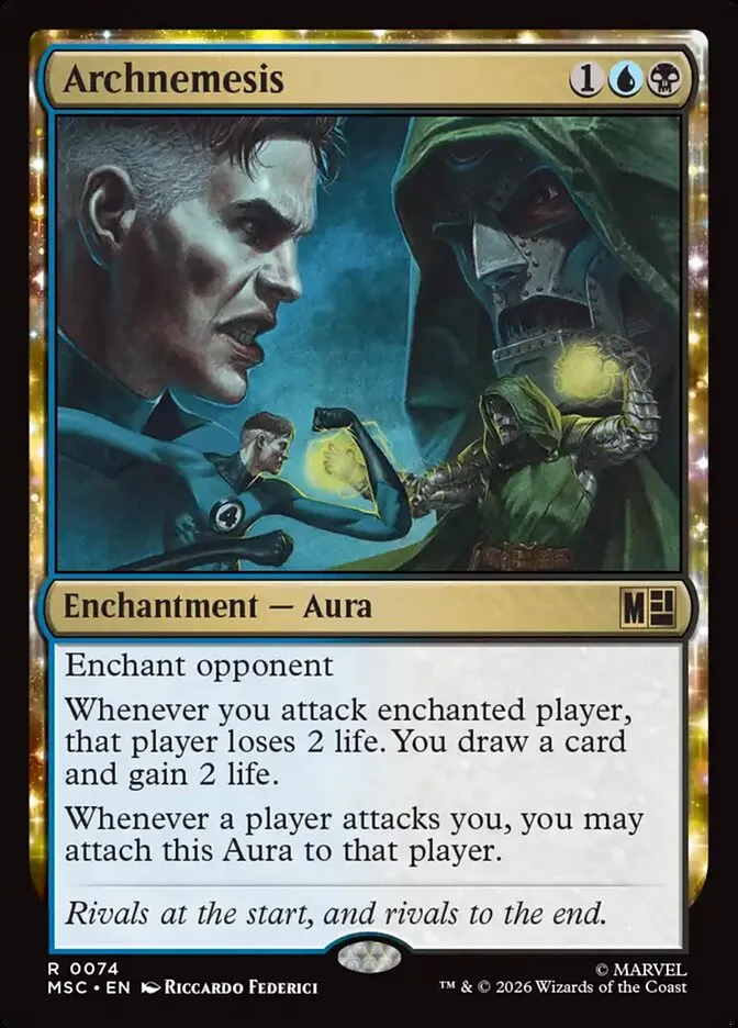 2026 Marvel Super Heroes Commander Archnemesis rare #74 rare card image