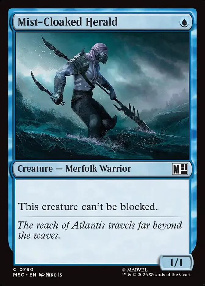2026 Marvel Super Heroes Commander Mist-Cloaked Herald common #760 common card image