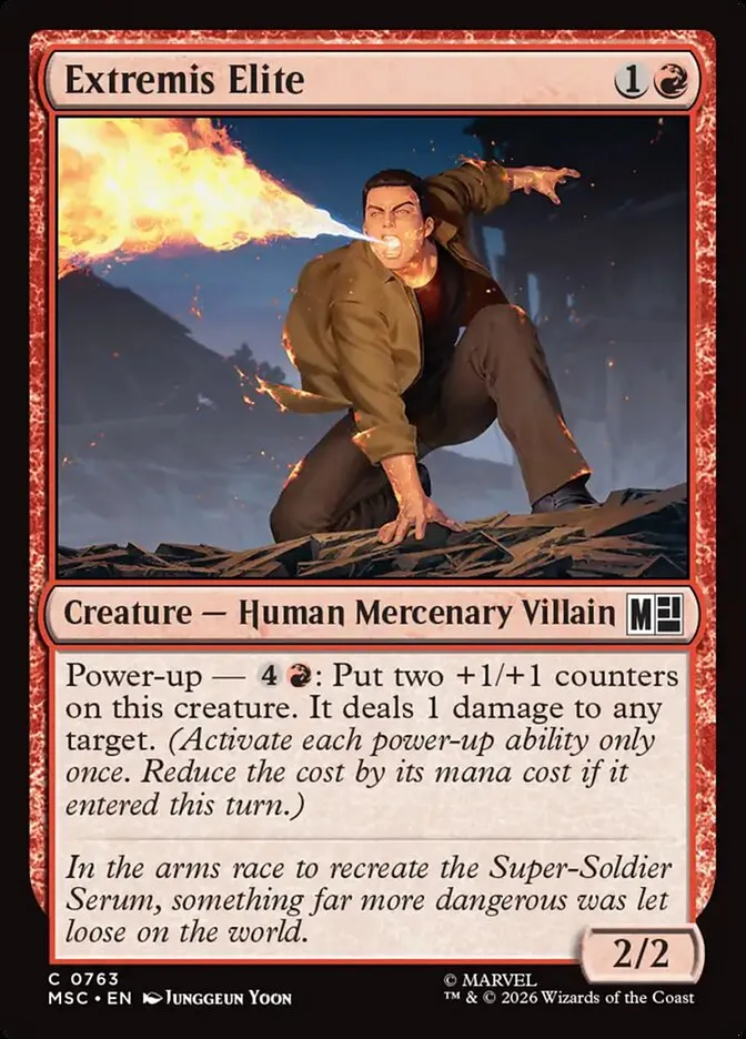2026 Marvel Super Heroes Commander Extremis Elite common #763 common card image