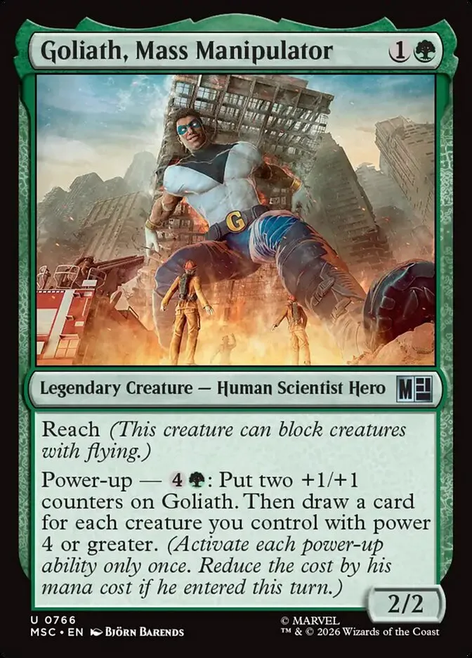2026 Marvel Super Heroes Commander Goliath, Mass Manipulator #766 uncommon card image