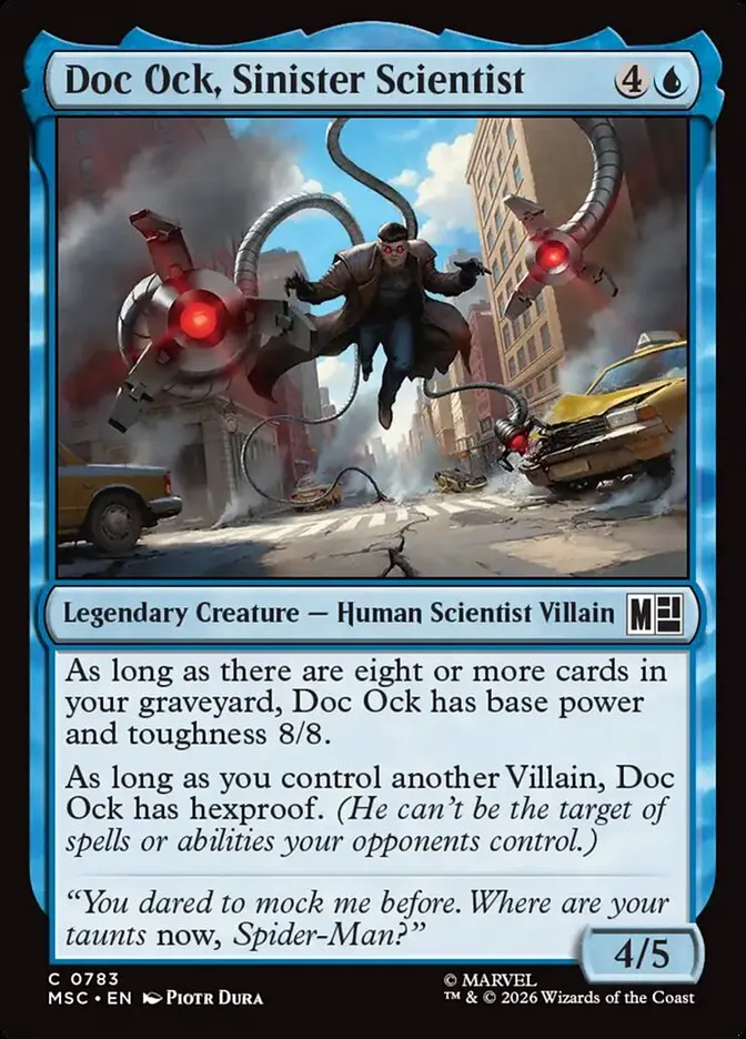 2026 Marvel Super Heroes Commander Doc Ock, Sinister Scientist #783 common card image