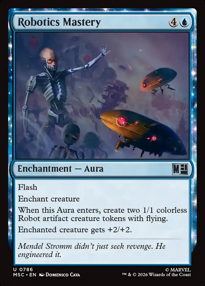 2026 Marvel Super Heroes Commander Robotics Mastery #786 uncommon card image