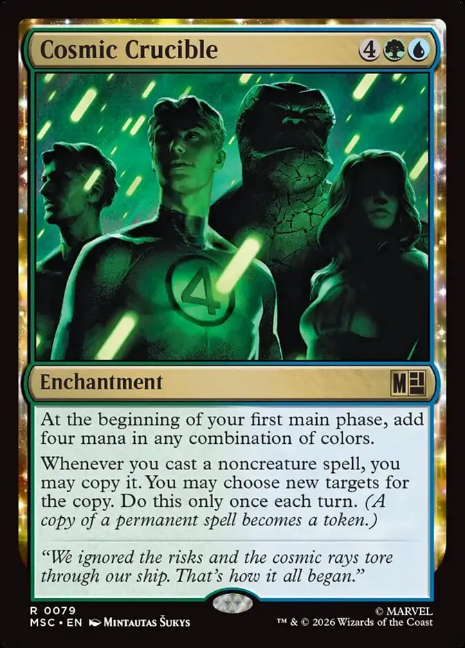 2026 Marvel Super Heroes Commander Cosmic Crucible rare #79 rare card image