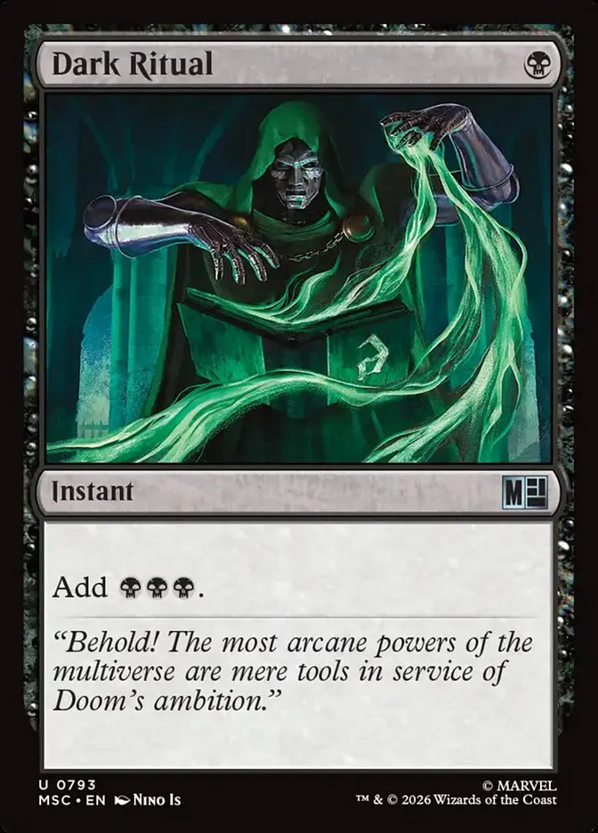 2026 Marvel Super Heroes Commander Dark Ritual uncommon #793 uncommon card image