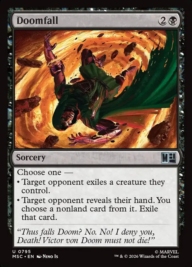 2026 Marvel Super Heroes Commander Doomfall uncommon #795 uncommon card image