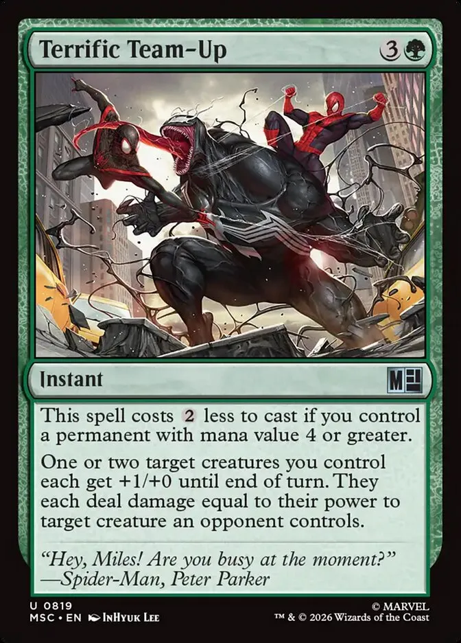 2026 Marvel Super Heroes Commander Terrific Team-Up uncommon #819 uncommon card image