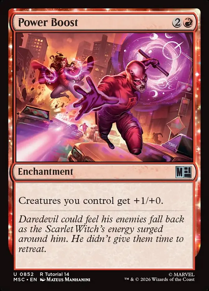 2026 Marvel Super Heroes Commander Power Boost uncommon #852 uncommon card image