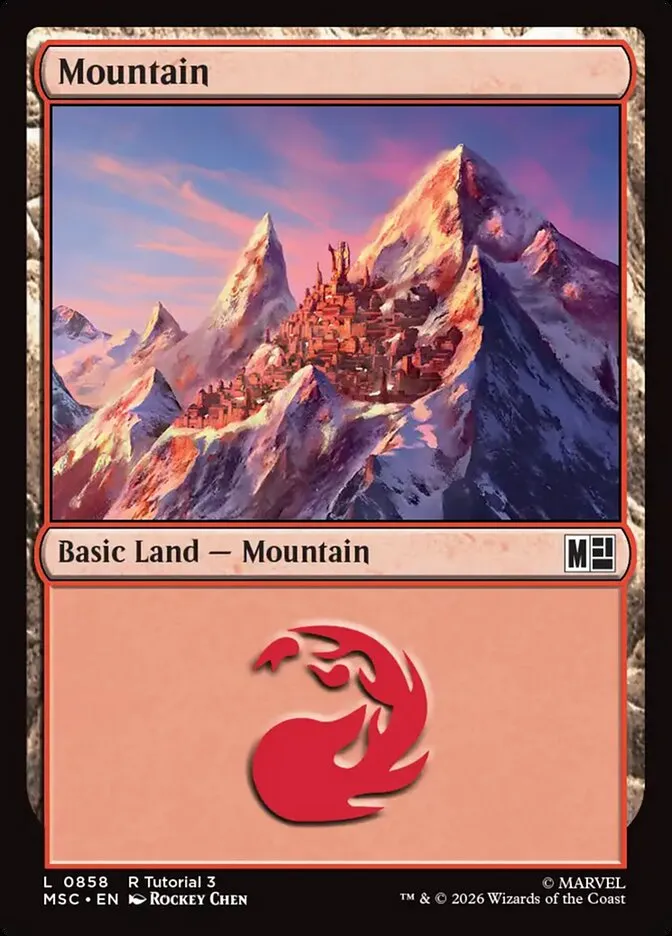 2026 Marvel Super Heroes Commander Mountain common #858 common card image