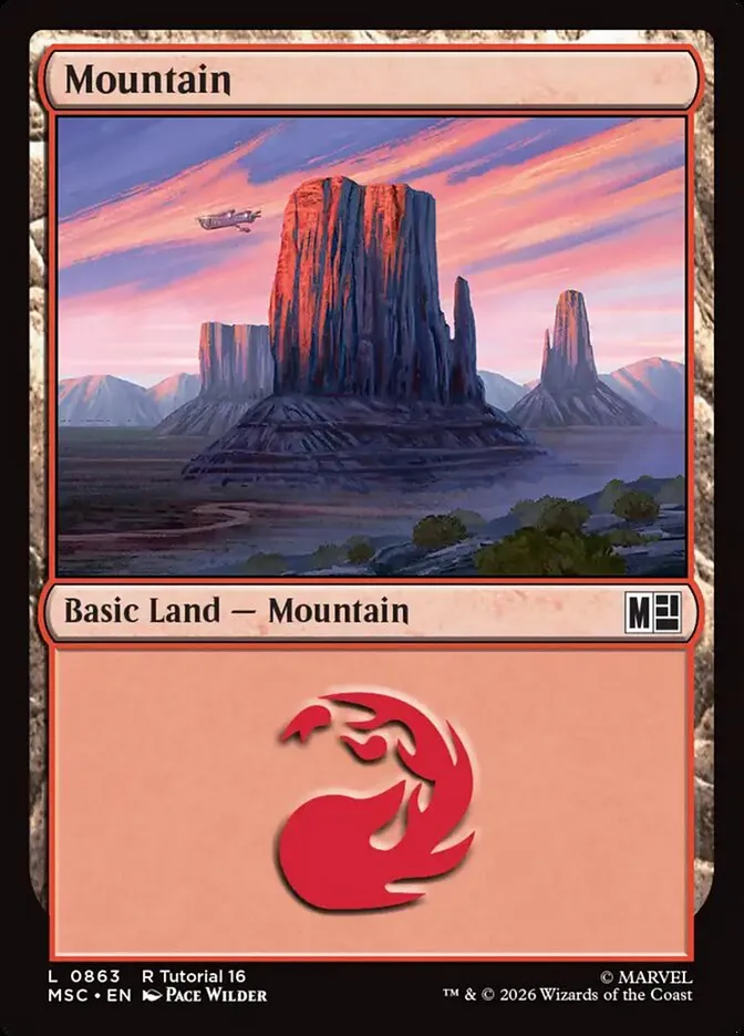 2026 Marvel Super Heroes Commander Mountain common #863 common card image