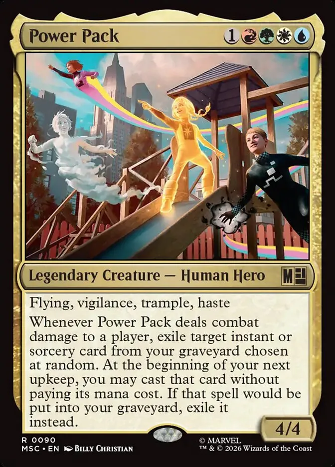 2026 Marvel Super Heroes Commander Power Pack rare #90 rare card image