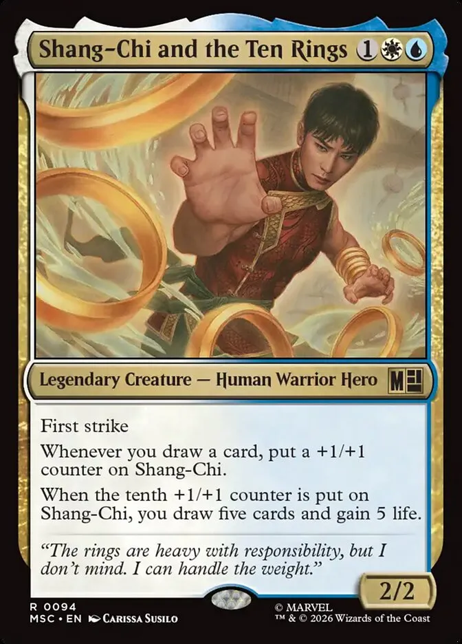 2026 Marvel Super Heroes Commander Shang-Chi and the Ten Rings rare #94 rare card image