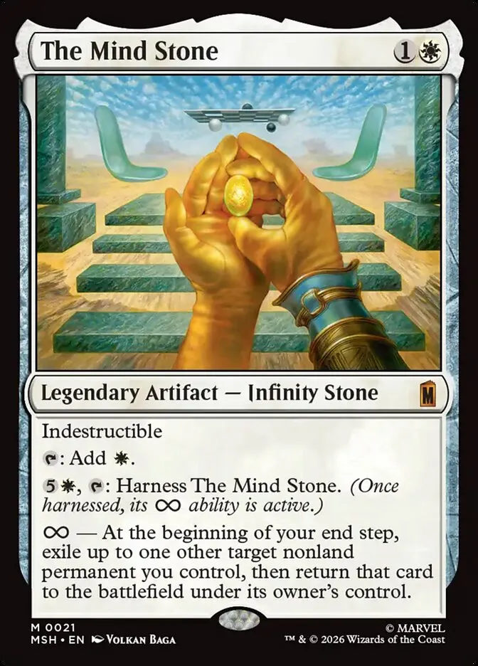 2026 Marvel Super Heroes The Mind Stone #21 mythic card image