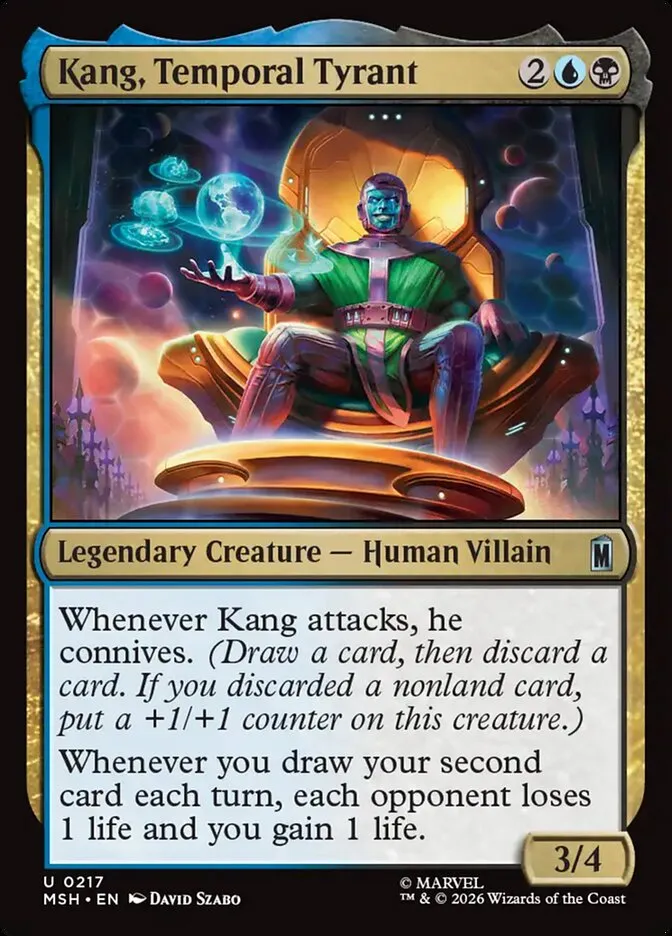 2026 Marvel Super Heroes Kang, Temporal Tyrant #217 uncommon card image