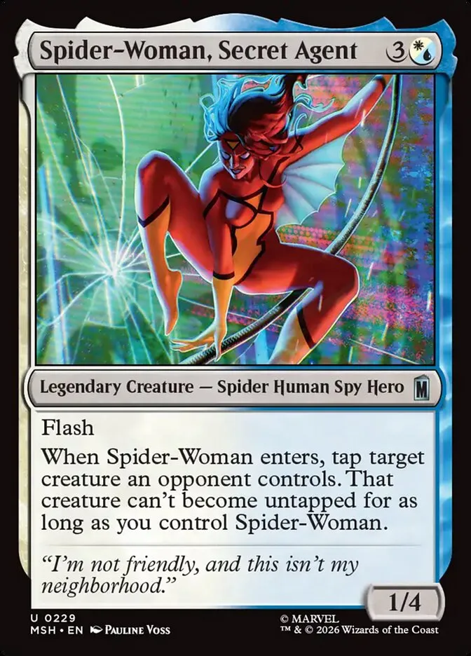 2026 Marvel Super Heroes Spider-Woman, Secret Agent #229 uncommon card image