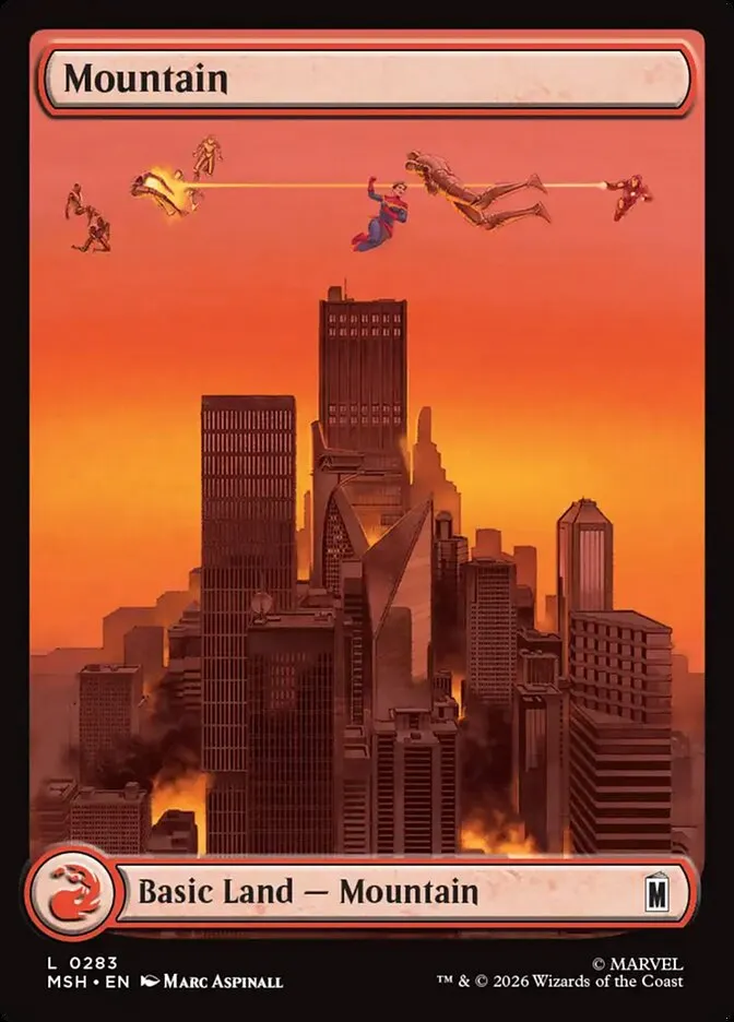 2026 Marvel Super Heroes Mountain common #283 common card image