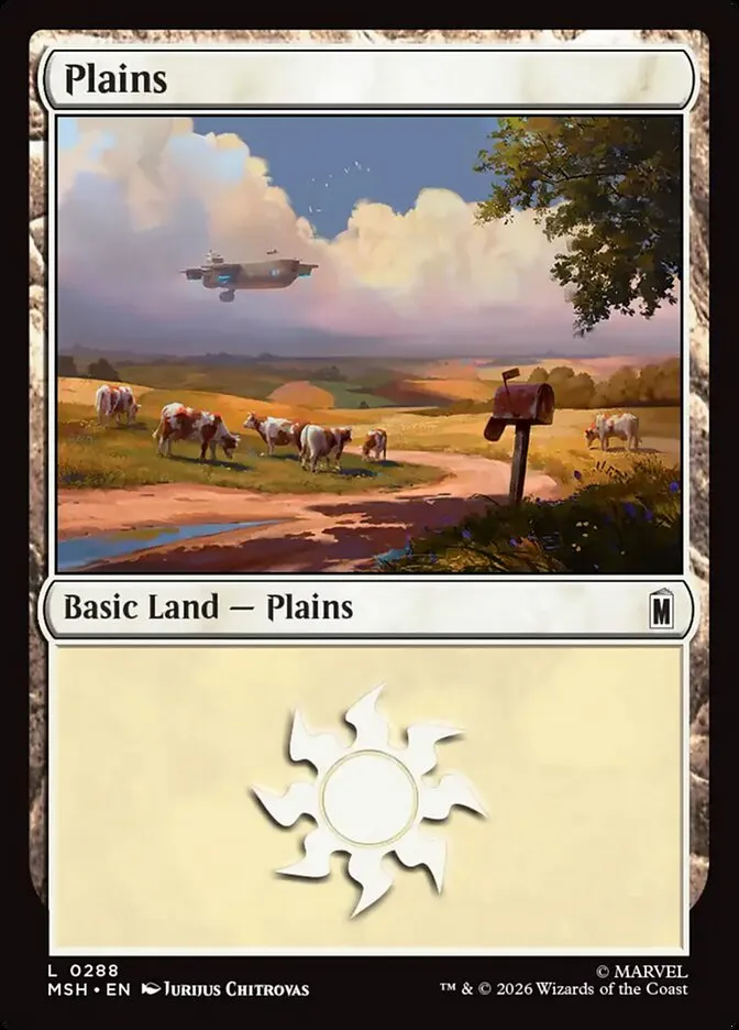 2026 Marvel Super Heroes Plains common #288 common card image