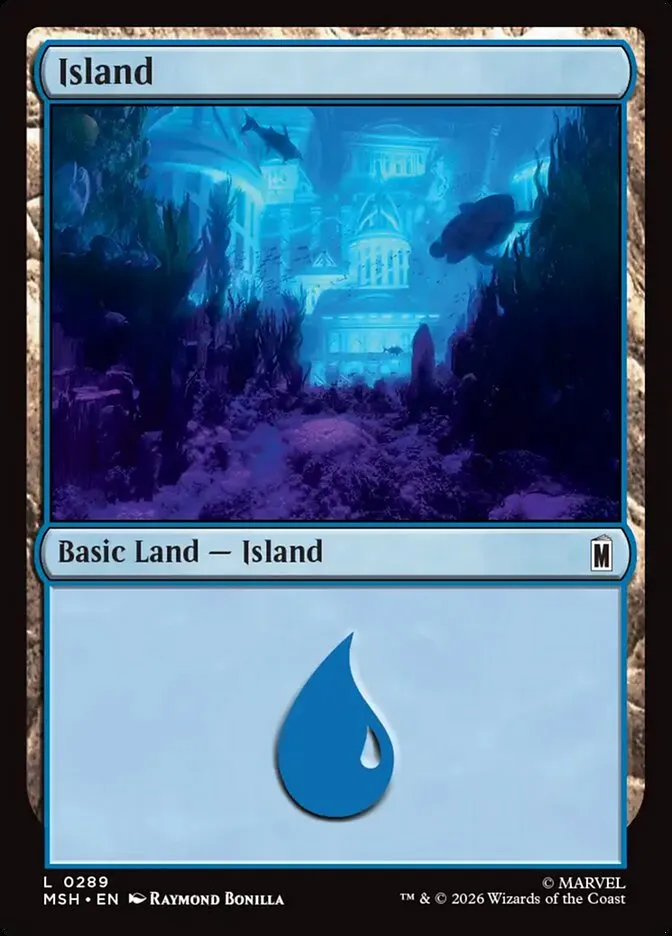 2026 Marvel Super Heroes Island #289 common card image