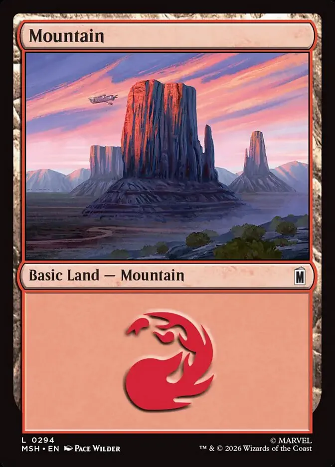 2026 Marvel Super Heroes Mountain common #294 common card image