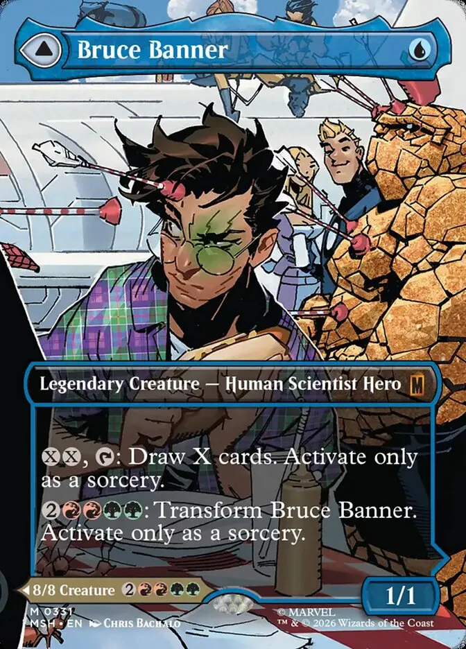 2026 Marvel Super Heroes Bruce Banner // The Incredible Hulk #331 mythic card image