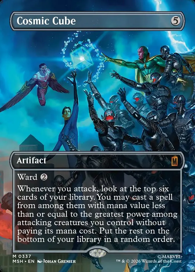 2026 Marvel Super Heroes Cosmic Cube mythic #337 mythic card image