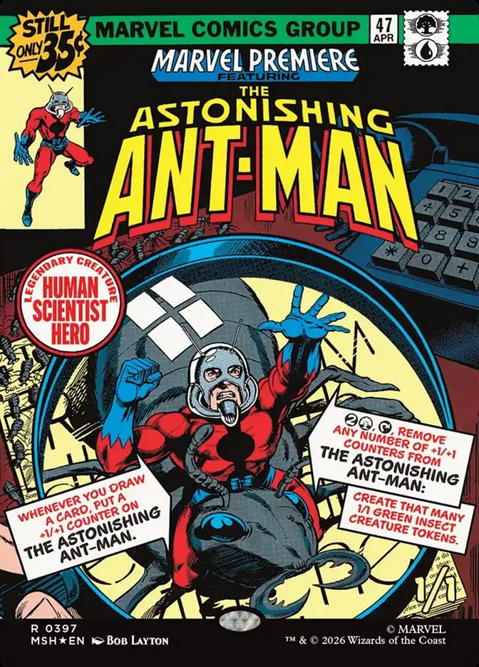 2026 Marvel Super Heroes The Astonishing Ant-Man #397 rare card image