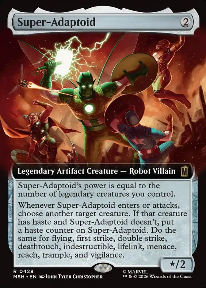 2026 Marvel Super Heroes Super-Adaptoid #428 rare card image