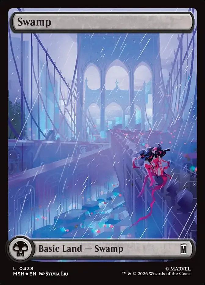 2026 Marvel Super Heroes Swamp common #438 common card image