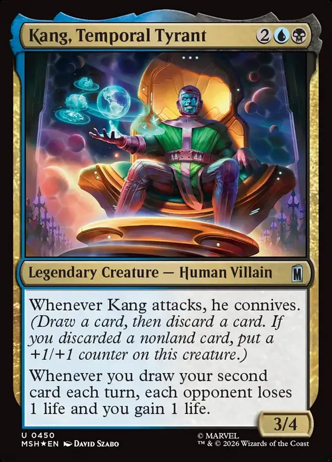 2026 Marvel Super Heroes Kang, Temporal Tyrant #450 uncommon card image