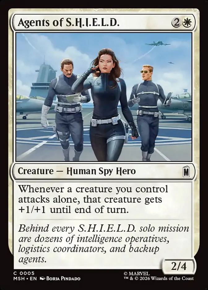 2026 Marvel Super Heroes Agents of S.H.I.E.L.D. #5 common card image