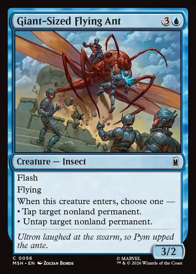 2026 Marvel Super Heroes Giant-Sized Flying Ant #56 common card image