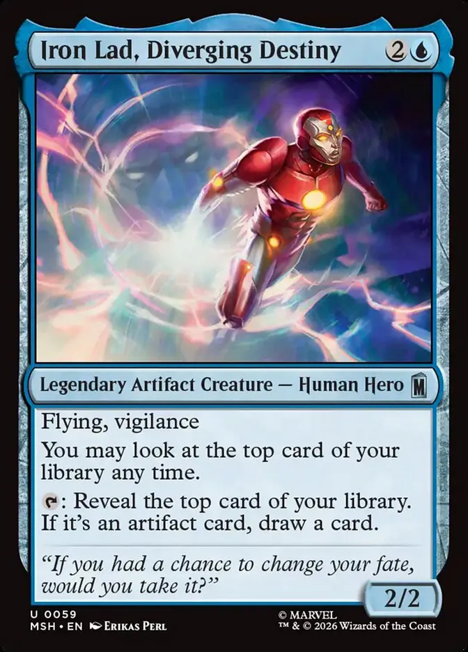 2026 Marvel Super Heroes Iron Lad, Diverging Destiny #59 uncommon card image