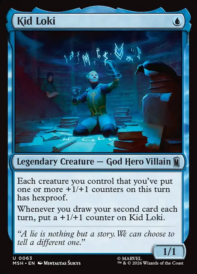 2026 Marvel Super Heroes Kid Loki uncommon #63 uncommon card image