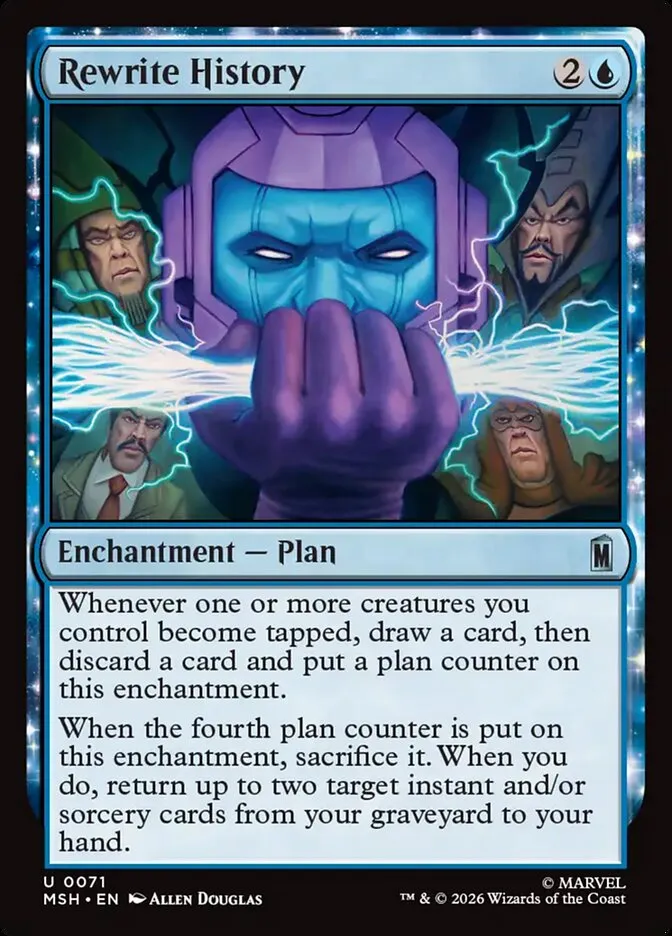 2026 Marvel Super Heroes Rewrite History #71 uncommon card image