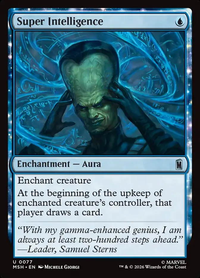 2026 Marvel Super Heroes Super Intelligence uncommon #77 uncommon card image
