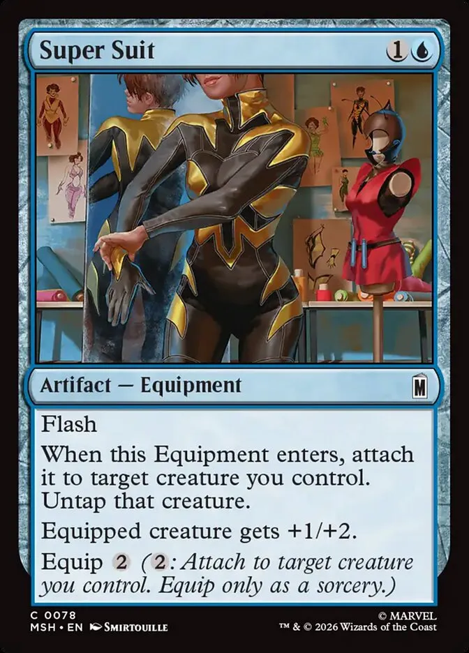 2026 Marvel Super Heroes Super Suit common #78 common card image