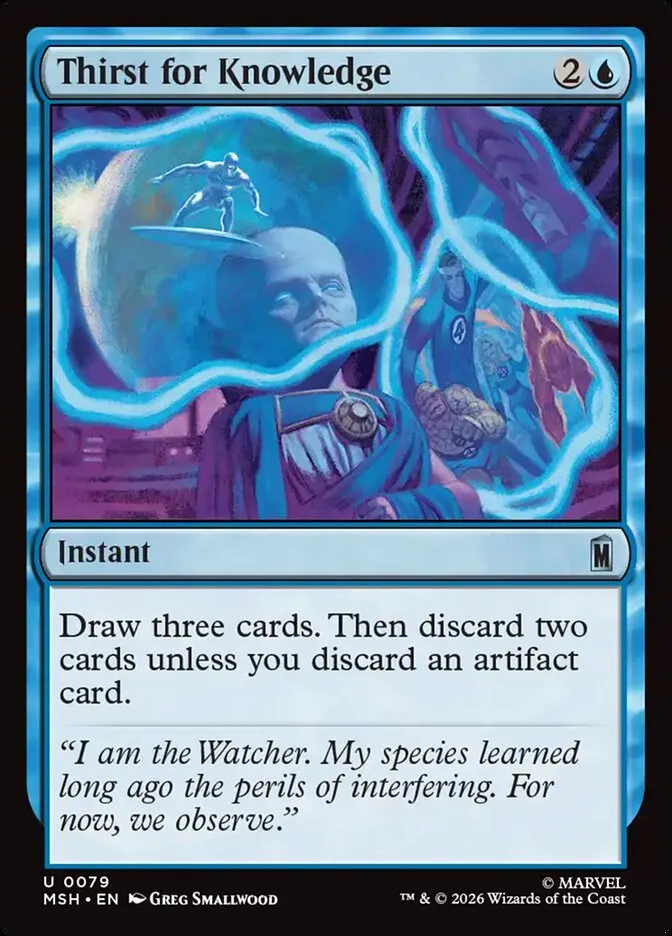 2026 Marvel Super Heroes Thirst for Knowledge uncommon #79 uncommon card image