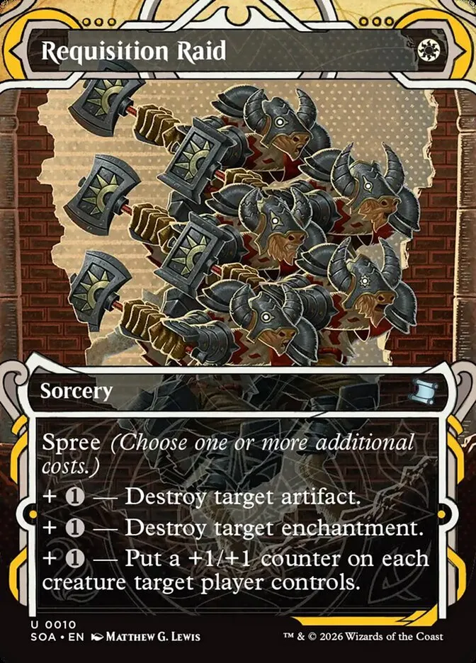 2026 Secrets of Strixhaven Mystical Archive Requisition Raid [Foil] uncommon #10 uncommon card image