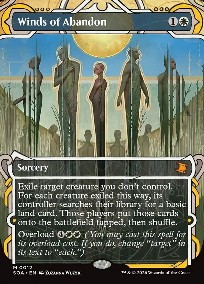 2026 Secrets of Strixhaven Mystical Archive Winds of Abandon mythic #12 mythic card image