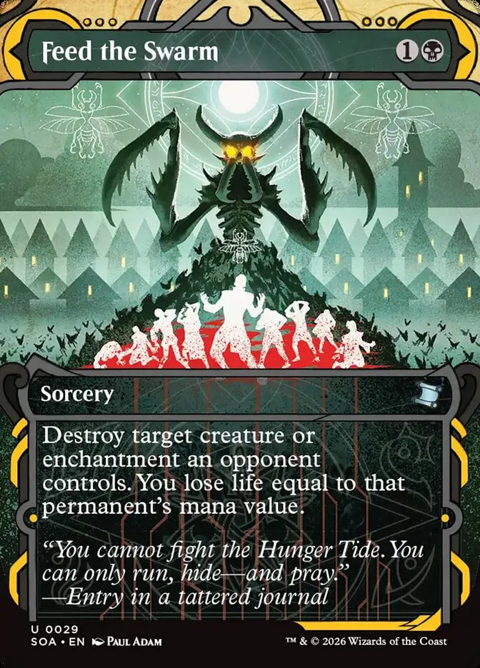 2026 Secrets of Strixhaven Mystical Archive Feed the Swarm uncommon #29 uncommon card image