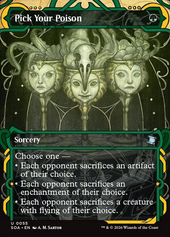 2026 Secrets of Strixhaven Mystical Archive Pick Your Poison #55 uncommon card image
