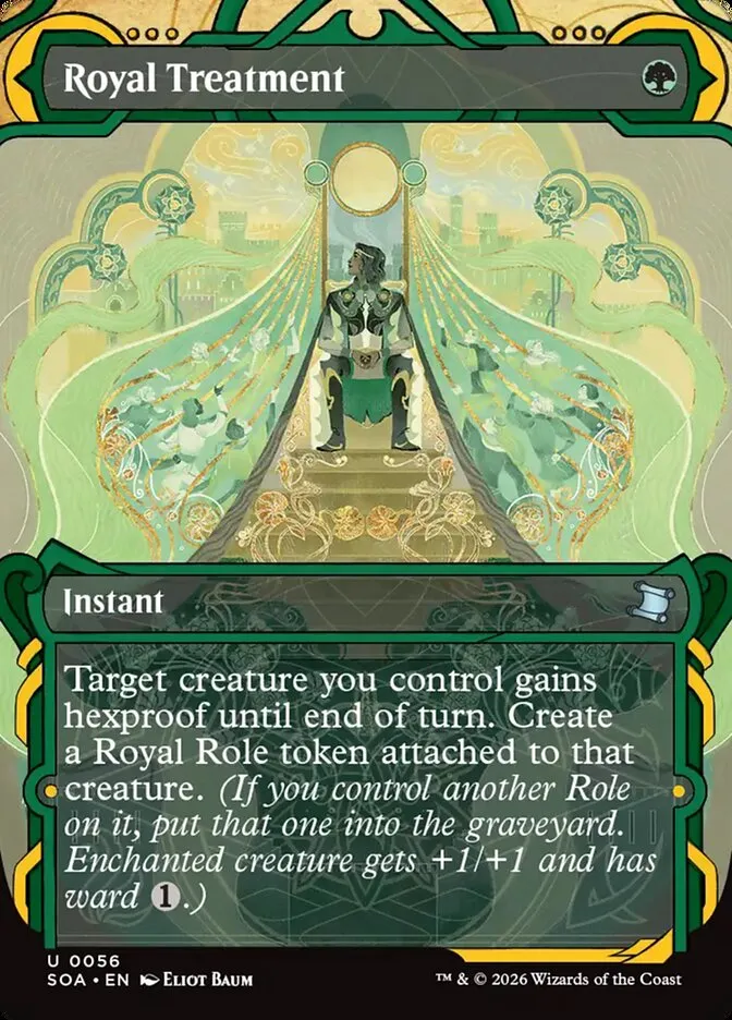 2026 Secrets of Strixhaven Mystical Archive Royal Treatment #56 uncommon card image