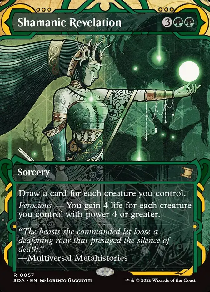 2026 Secrets of Strixhaven Mystical Archive Shamanic Revelation #57 rare card image