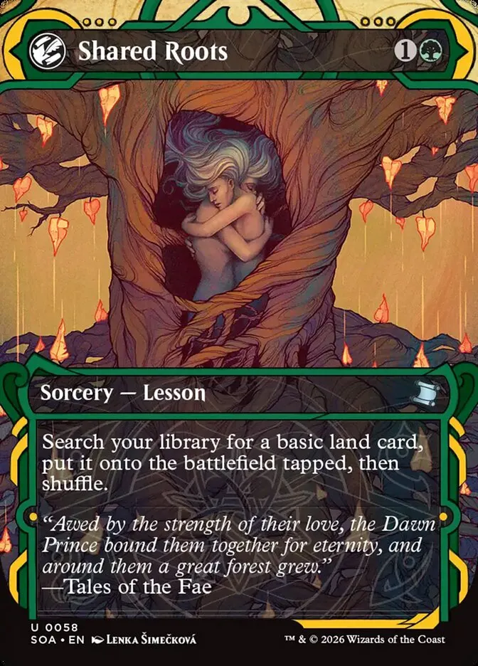 2026 Secrets of Strixhaven Mystical Archive Shared Roots #58 uncommon card image
